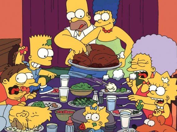 Tafelmanieren bij de Simpsons
