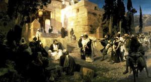 Jesus and the Sinner Woman (Vasily Polenov, 1886-1887 , Russian Museum, St Petersburg)