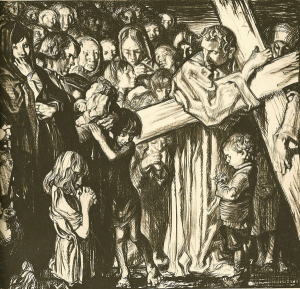 Frank Brangwyn Illustration From The Way of the Cross by Frank Brangwyn (Hodder & Stoughton, Ltd.)