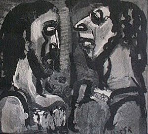 Georges Rouault Wood engraving From Passion by Andre Suares (Ambroise Vollard, Paris: 1939)