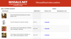 Missaalillustraties zoeken