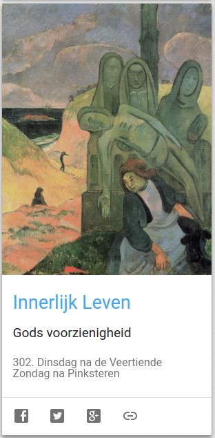 “Innerlijk Leven” op Alledaags Geloven