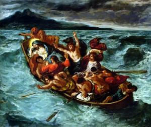 Christ Asleep During the Tempest (Eugene Delacroix, 1853)