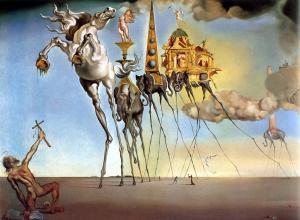 De verzoeking van de heilige Antonius. Salvador Dali, 1946